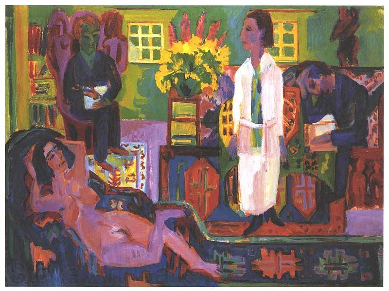 Ernst Ludwig Kirchner Modern Boheme France oil painting art